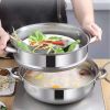 Stainless Steel Stack and Steam Pot Set with Lid 2 Tier Steamer Pot Steaming Cookware for Kitcken Cooking (only pick up)