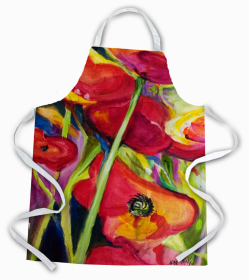 Flower Apron (Color: Hydrangea, size: 31 x 27)