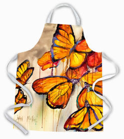 Insect Apron (Color: Animals/Butterfly, size: 31 x 27)